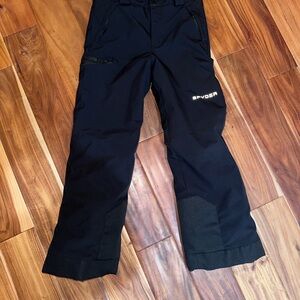 Spyder Kids Black Snow Pants